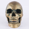Totenkopfstatue<br> Bronzeschädel 15 cm