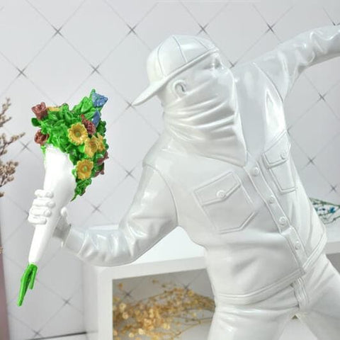 Zeitgenössische Skulptur<br> Banksy-Blumenbomber