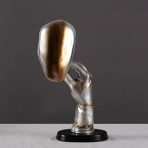 Mannstatue<br> Retro-Zigarre