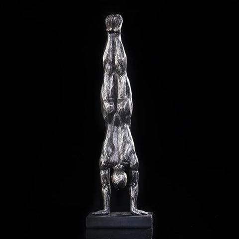 Mannstatue<br> Retro-Turnerin