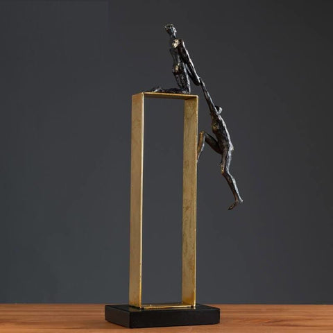 Mannstatue<br> Akrobatisches Design