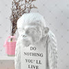 Gorilla-Statue<br> Banksy Brandalism Affe 36 cm