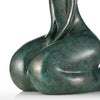 Runde Frauenstatue<br> Einzelsitz 30 cm