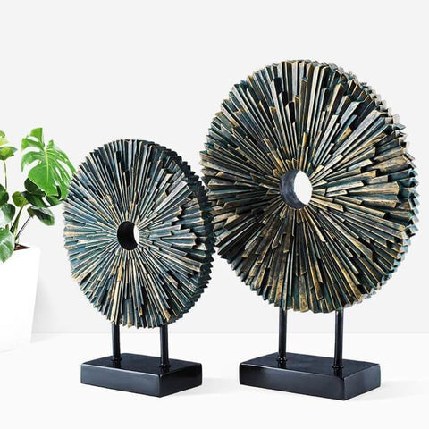 Luxuriöse moderne Skulptur<br> Räder