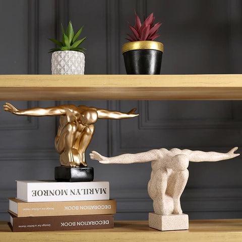 Mannstatue<br> Sportler-Denker
