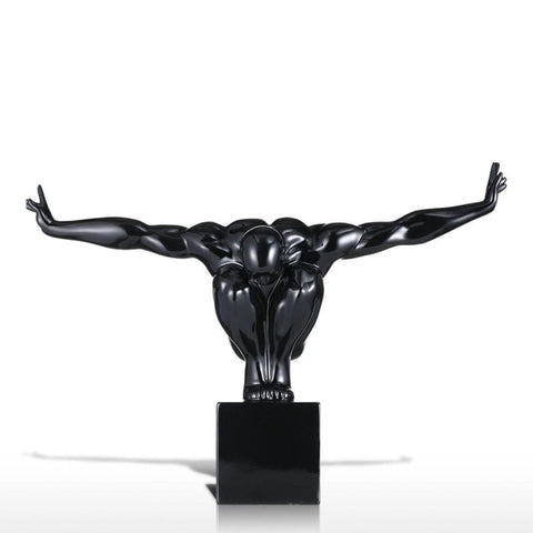 Mannstatue<br> Sportlergerechtes Design
