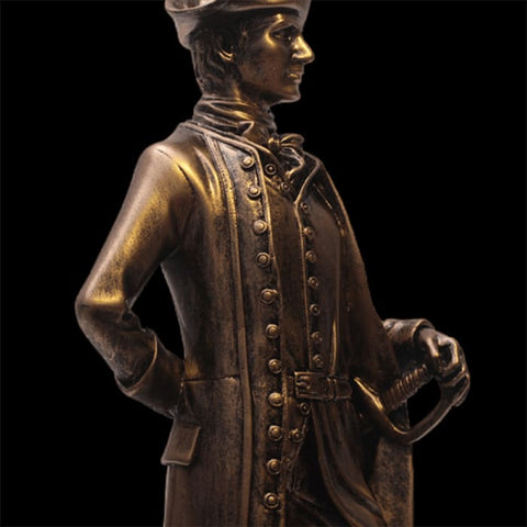 Mannstatue<br> Napoleon-Reproduktion in Bronzeoptik