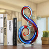 Moderne Skulptur<br> Mehrfarbiges Glasdesign