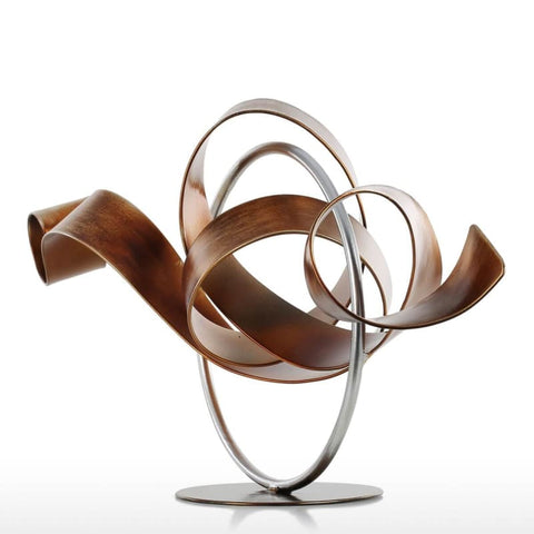 Metallskulptur<br> Abstraktes Design