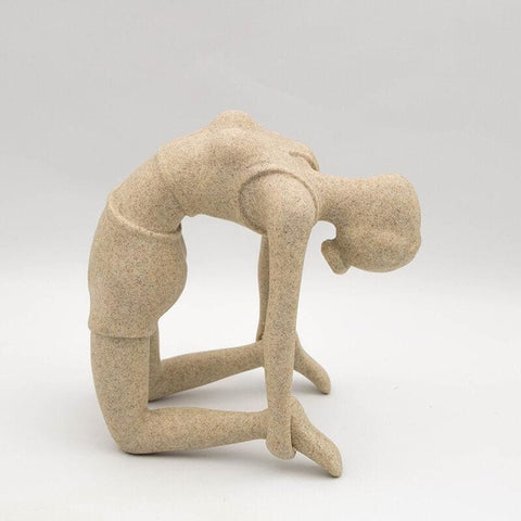 Frauenstatue<br> Yogi-Zen-Steinstatue 15/24 cm