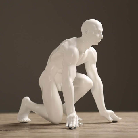 Mannstatue<br> Starter-Athlet