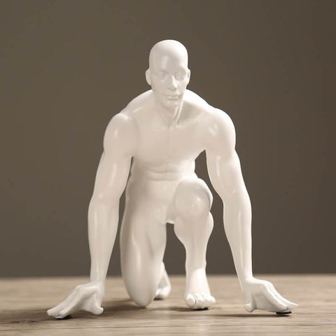 Mannstatue<br> Starter-Athlet