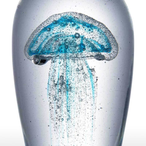 Moderne Skulptur<br> Glasqualle