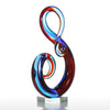 Moderne Skulptur<br> Mehrfarbiges Glasdesign