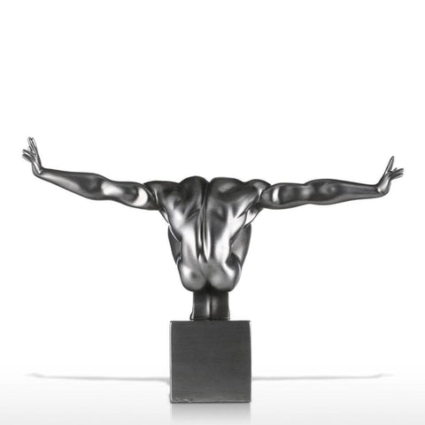 Mannstatue<br> Sportlergerechtes Design