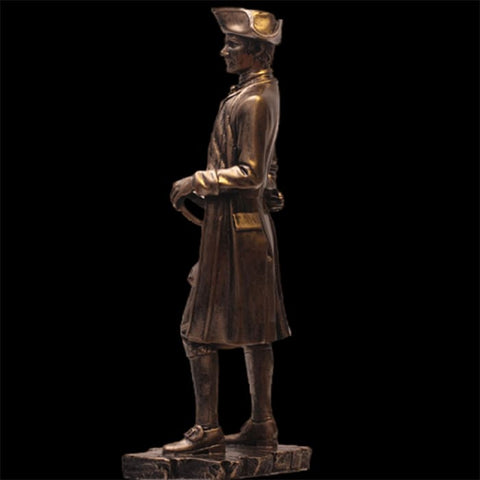 Mannstatue<br> Napoleon-Reproduktion in Bronzeoptik