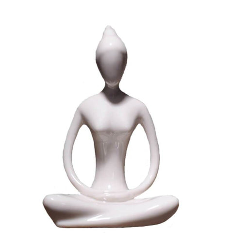 Frauenstatue<br> Yoga Zen 8 bis 14 cm