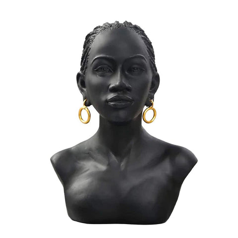 Afrikanische Büste<br> Frau 25 cm