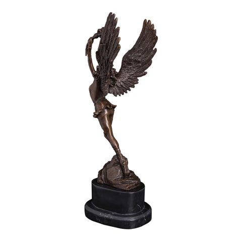 Bronzeskulptur<br> Nike-Göttin-Statue 36 cm