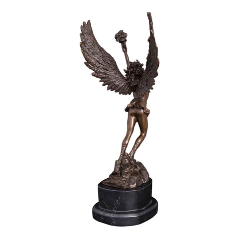 Bronzeskulptur<br> Nike-Göttin-Statue 36 cm