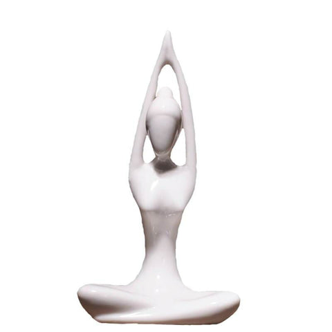 Frauenstatue<br> Yoga Zen 8 bis 14 cm