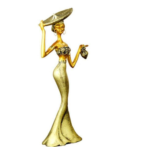 Frauenstatue<br> Retro Damen 29/31 cm