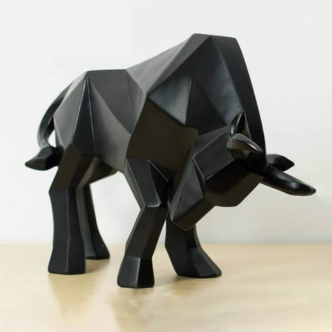 Origami-Stierstatue 19 cm
