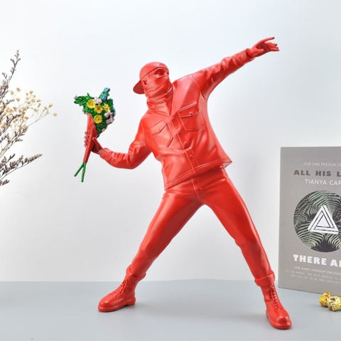 Statue Banksy Flower