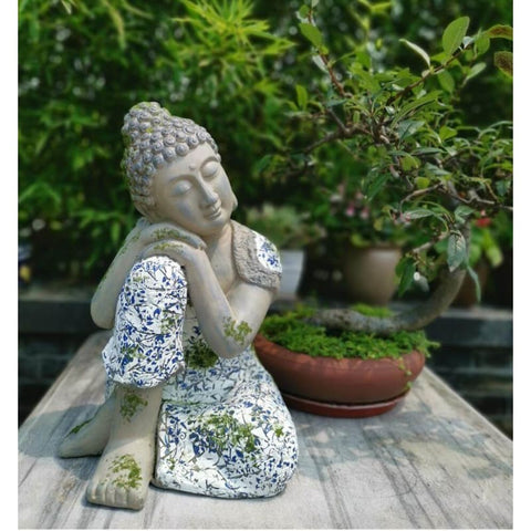 Moderne Buddha-Skulptur<br> Großer Garten