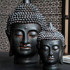 Moderne Kopfskulptur<br> der Buddha-Meditation