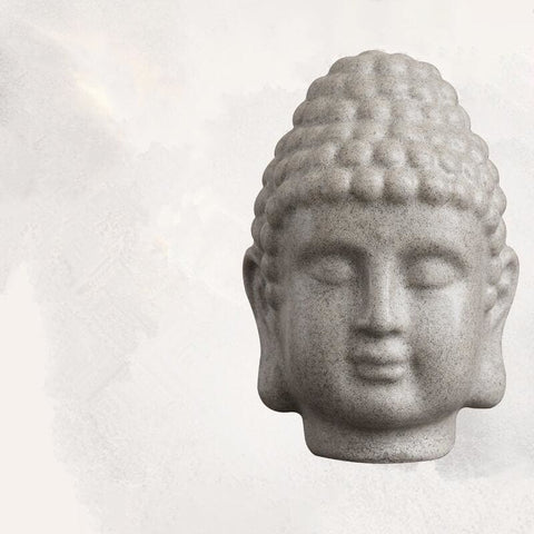 Moderne Kopfskulptur<br> von Buddha