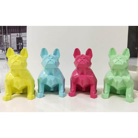 Bulldoggenstatue<br> Origami 20 cm