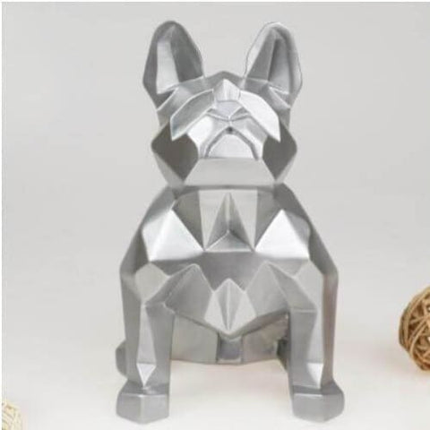 Bulldoggenstatue<br> Origami 20 cm