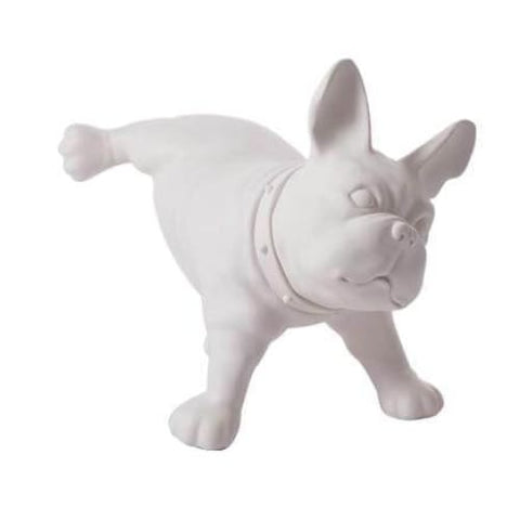 Hundestatue<br> Bulldoggenfarbe 33 cm