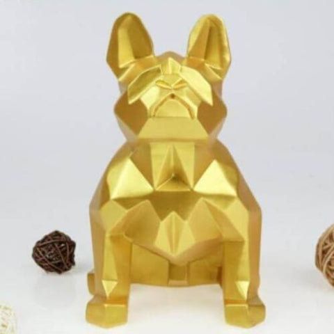 Bulldoggenstatue<br> Origami 20 cm