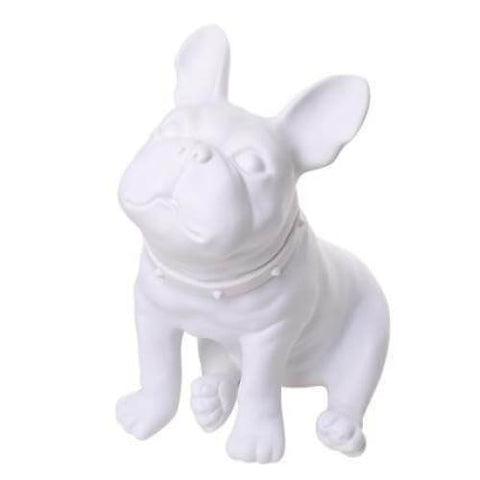 Hundestatue<br> Bulldoggenfarbe 33 cm