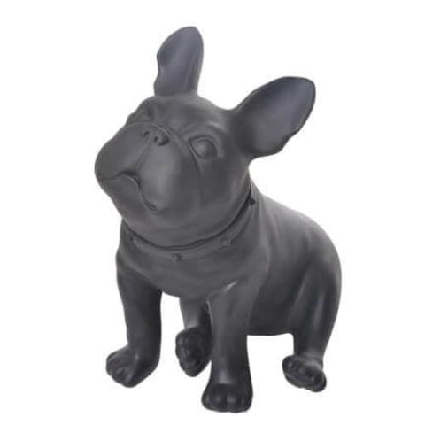 Hundestatue<br> Bulldoggenfarbe 33 cm