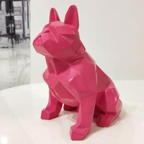 Bulldoggenstatue<br> Origami 20 cm