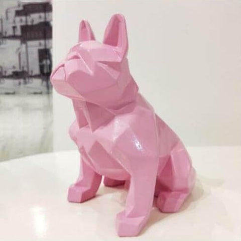 Bulldoggenstatue<br> Origami 20 cm