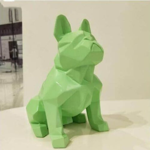 Bulldoggenstatue<br> Origami 20 cm