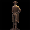 Mannstatue<br> Napoleon-Reproduktion in Bronzeoptik