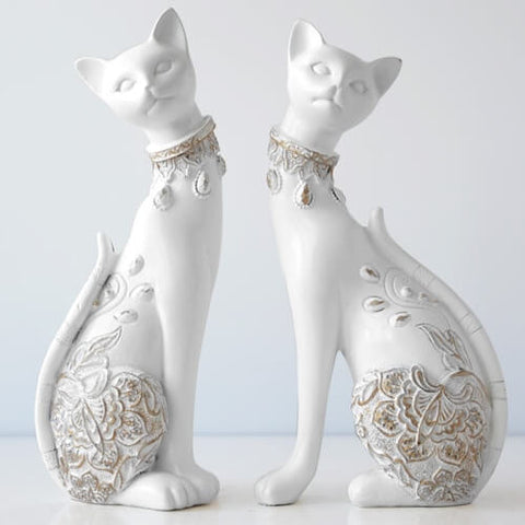 Katzenstatue<br> (Zwei Elemente)