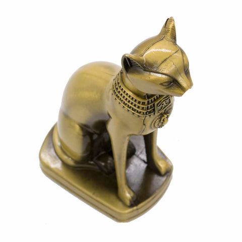 Statue Bastet Ägypten<br> Bronzeeffekt