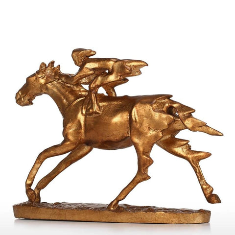 Bronzene Pferdestatue<br> Moderne 21 cm