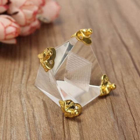 Pyramide Ägypten Dekoration<br> Kristall 6 cm