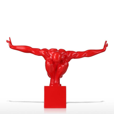 Mannstatue<br> Sportlergerechtes Design