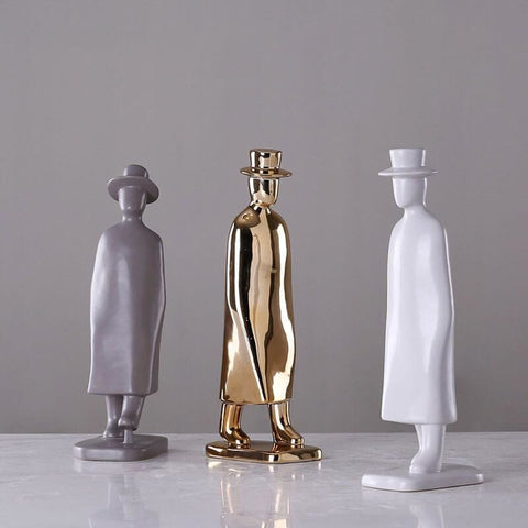Mannstatue<br> Retro-Detektiv