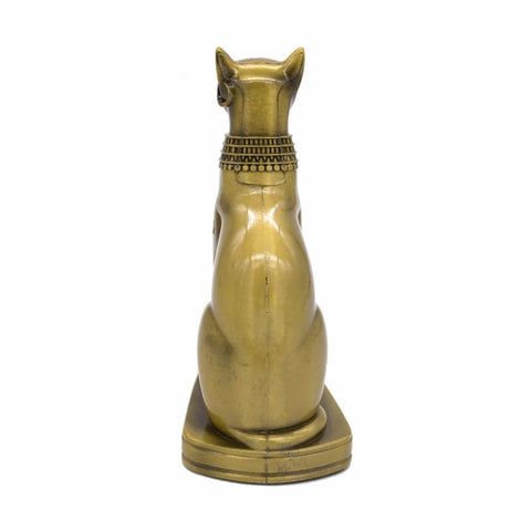 Statue Bastet Ägypten<br> Bronzeeffekt