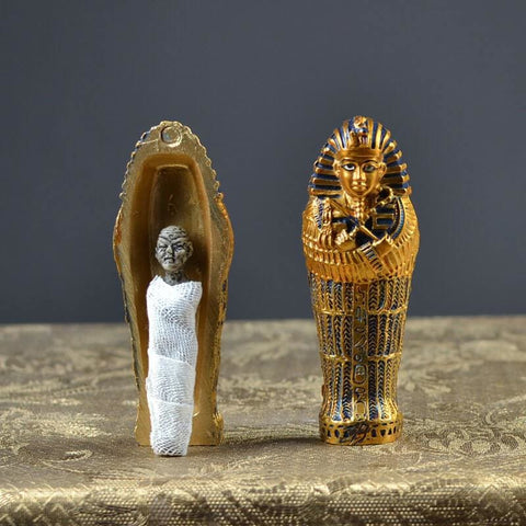 Ägyptische Pharao-Statue<br> Mumie 22 cm
