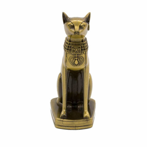 Statue Bastet Ägypten<br> Bronzeeffekt